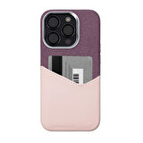 Iphone 11 Elega Deri Kılıf - Pembe