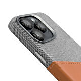 Iphone 11 Elega Deri Kılıf - Turuncu