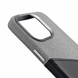 Iphone 14 Pro Elega Deri Kılıf - Siyah