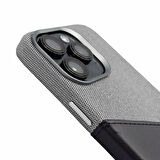 Iphone 14 Pro Max Elega Deri Kılıf - Siyah