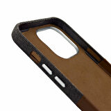 Iphone 15 Elega Deri Kılıf - Kahverengi