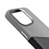 Iphone 15 Pro Elega Deri Kılıf - Siyah
