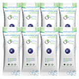 Mediseptik Antibakteriyel Vücut Temizleme Havlusu 50 li  x 8 adet