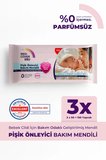 Med-Cover Baby Pişik Önleyici Bakım Mendili 50x3lü Avantaj Paketi