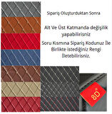 Volvo S60 2011 Sonrası Araca özel 8d Tek Katmanlı Havuzlu Paspas Takımı