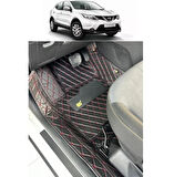 Nissan Qashqai 2016-2018 Arası Araca Özel 8D  Havuzlu Paspas Takımı