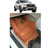 Volvo Xc90 2015-2024 Arası 7 Kişilik Araca Özel 8D Havuzlu Paspas Takımı