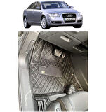 Audi A6 2005-2011 Arası Aracına Özel 8D Tek Katmanlı Havuzlu Paspas Takımı