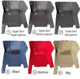 Volkswagen Caddy 2021-2025 Arası Aracına Özel 8d Tek Katmanlı Havuzlu Paspas Takımı (Koyu Kahverengi)