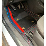 Ford Tourneo Courier 2015-2022 Aracına Özel 8d Çift Katmanlı Havuzlu Paspas Takımı (Bagaj Ve Sırt Dahildir))