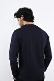 Lacivert Erkek Sweatshirt