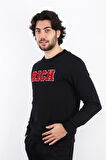 Rich Erkek Baskılı Sweatshirt