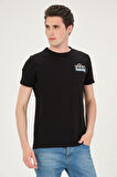 Erkek Yıkamalı Basic T-shirt Tişört %100 Pamuk Tişört