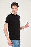 Erkek Yıkamalı Basic T-shirt Tişört %100 Pamuk Tişört