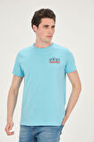 Erkek Yıkamalı Basic T-shirt Tişört %100 Pamuk Tişört