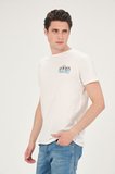 Erkek Yıkamalı Basic T-shirt Tişört %100 Pamuk Tişört