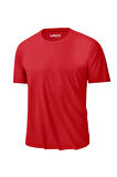 Erkek %100 Pamuk Slim Fit Sporcu Tişört Basic Bisiklet Yaka Kısa Kollu T-Shirt
