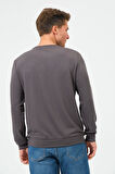 Erkek Oversize Bisiklet Yaka Sucuba Sweatshirt