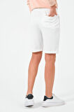 Erkek Düz Renk Regular Fit Bermuda Şort