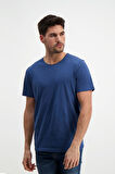 Lacivert Erkek Basic T-shirt