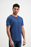 Lacivert Erkek Basic T-shirt