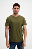 Haki Erkek Basic T-shirt