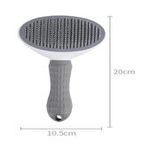 Otomatik Temizlenen Evcil Hayvan Tarağı Gri