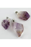Amatist Doğaltaş Kolye Ucu