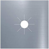 Ocak Koruyucu Alüminyum Ped Seti 5 Adet