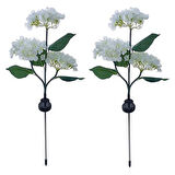 Güneş Enerjili Kazıklı Çiçek LED Lamba