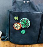 Harry Potter Lisanslı Rozet & Broş Slytherin Platform