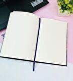 Mona Lisa Tasarımlı Kalın Kitap Görünümlü Defter