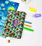 Flamingo Motto Tasarımlı Bez Kalemlik Cüzdan