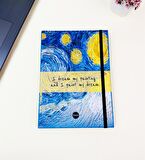 21x14Cm Sketch Book - Eskiz Defteri - Siyah Sayfa - 120 Gr - 56 Yaprak