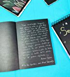 21x14Cm Sketch Book - Eskiz Defteri - Siyah Sayfa - 120 Gr - 56 Yaprak