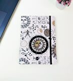 21x14Cm Sketch Book - Eskiz Defteri - Siyah Sayfa - 120 Gr - 56 Yaprak