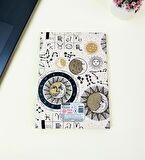 21x14Cm Sketch Book - Eskiz Defteri - Siyah Sayfa - 120 Gr - 56 Yaprak