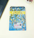 21x14Cm Üstten Spiralli Sketch Book - Eskiz Defteri - Siyah Sayfa - 260 Gr - 56 Yaprak