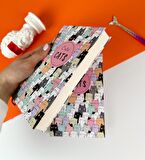 Sevimli Kedi Kalın Kitap Görünümlü Defter