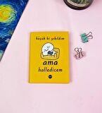 Küçük Bi Yıkıldım Tasarımlı Sert Kapaklı Mini Defter