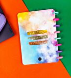 Believe Your Shine Tasarımlı Yeni Nesil Kalp Spiralli Defter