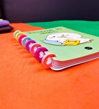 Yaşıyosun Bu Hayatı Tasarımlı Yeni Nesil Kalp Spiralli Defter
