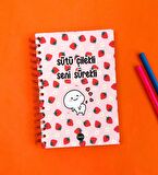 Sütü Çilekli 21x14Cm A5 Sketch Book - Eskiz Defteri - 270 Gr - 36 Yaprak