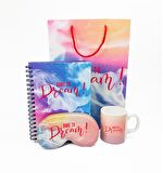Dare To Dream Tasarımlı Karton Kutulu Set