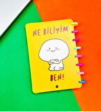 Ne Biliyim Ben Tasarımlı Yeni Nesil Kalp Spiralli Defter