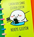 Çileden Çıktım Yeşil Yeni Nesil Kalp Spiralli Defter