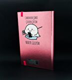 Metal Kapaklı Çileden Çıktım Tasarımlı Lastikli Defter