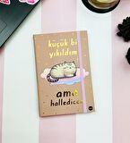 Küçük Bi Yıkıldım V2 Tasarımlı Lastikli Defter