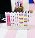 Hayallerinin Peşinden Git Tasarımlı Yeni Nesil Masa Üsü Planner 2 Sayfa Sticker