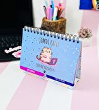 Şimdi Çalış Sonra Ağlarım Tasarımlı Yeni Nesil Masa Üsü Planner 2 Sayfa Sticker